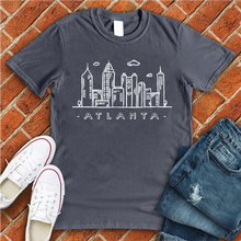 Load image into Gallery viewer, Atlanta Doodle Skyline Tee