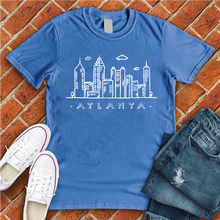 Load image into Gallery viewer, Atlanta Doodle Skyline Tee