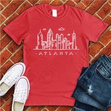 Load image into Gallery viewer, Atlanta Doodle Skyline Tee