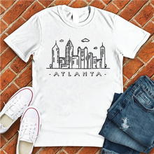 Load image into Gallery viewer, Atlanta Doodle Skyline Tee