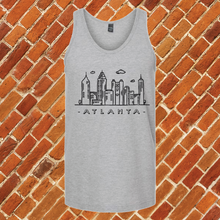 Load image into Gallery viewer, Atlanta Doodle Skyline Unisex Tank Top