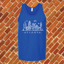 Load image into Gallery viewer, Atlanta Doodle Skyline Unisex Tank Top