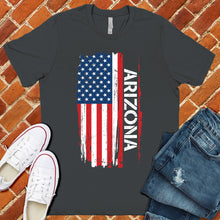 Load image into Gallery viewer, Arizona Flag Varsity Type Tee