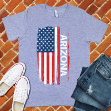 Load image into Gallery viewer, Arizona Flag Varsity Type Tee