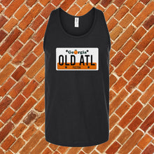 Load image into Gallery viewer, Old ATL License Plate Unisex Tank Top