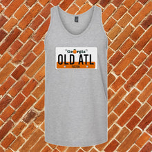 Load image into Gallery viewer, Old ATL License Plate Unisex Tank Top
