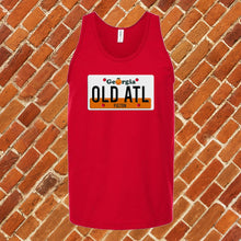 Load image into Gallery viewer, Old ATL License Plate Unisex Tank Top