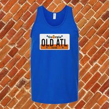Load image into Gallery viewer, Old ATL License Plate Unisex Tank Top