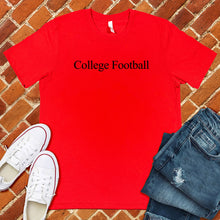 Load image into Gallery viewer, College Football Tee