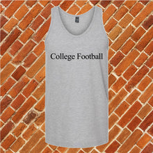 Load image into Gallery viewer, College Football Unisex Tank Top