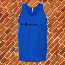 Load image into Gallery viewer, College Football Unisex Tank Top