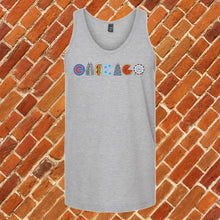 Load image into Gallery viewer, Chicago Symbols Unisex Tank Top