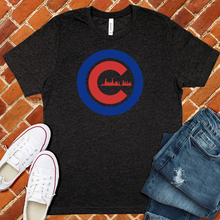 Load image into Gallery viewer, Chicago Baseball Skyline Tee