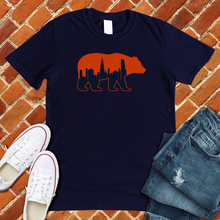 Load image into Gallery viewer, Chicago Bears Skyline Tee