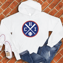 Load image into Gallery viewer, CHI Baseball Emblem Hoodie