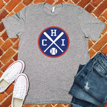 Load image into Gallery viewer, CHI Baseball Emblem Tee