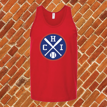Load image into Gallery viewer, CHI Baseball Emblem Unisex Tank Top