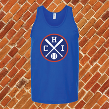 Load image into Gallery viewer, CHI Baseball Emblem Unisex Tank Top