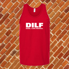 Load image into Gallery viewer, Football DILF Unisex Tank Top