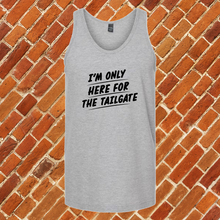 Load image into Gallery viewer, Only Here For The Tailgate Unisex Tank Top