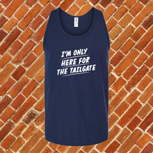 Load image into Gallery viewer, Only Here For The Tailgate Unisex Tank Top