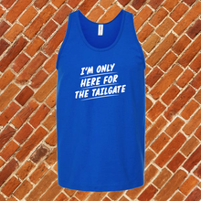 Load image into Gallery viewer, Only Here For The Tailgate Unisex Tank Top