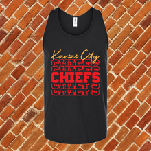 Load image into Gallery viewer, Kansas City Chiefs Repeat Unisex Tank Top