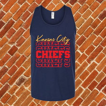 Load image into Gallery viewer, Kansas City Chiefs Repeat Unisex Tank Top