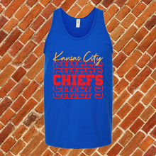 Load image into Gallery viewer, Kansas City Chiefs Repeat Unisex Tank Top