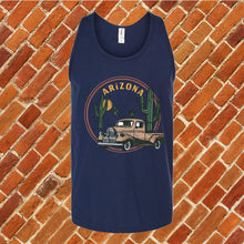 Load image into Gallery viewer, Arizona Truck and Cactus Unisex Tank Top