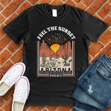 Load image into Gallery viewer, Phoenix Arizona Desert Sunset Tee