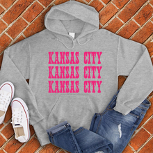 Load image into Gallery viewer, Pink Kansas City Hoodie