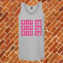 Load image into Gallery viewer, Pink Kansas City Unisex Tank Top