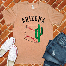 Load image into Gallery viewer, Cactus in State Baseball Tee