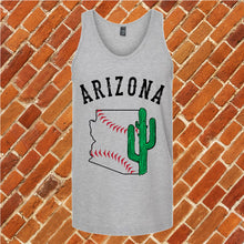 Load image into Gallery viewer, Cactus in State Baseball Unisex Tank Top