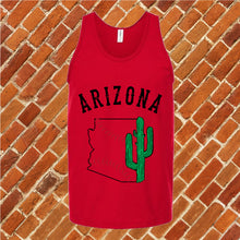 Load image into Gallery viewer, Cactus in State Baseball Unisex Tank Top