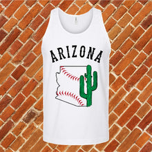 Load image into Gallery viewer, Cactus in State Baseball Unisex Tank Top
