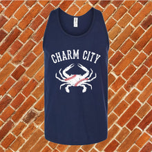 Load image into Gallery viewer, Charm City Crab Unisex Tank Top
