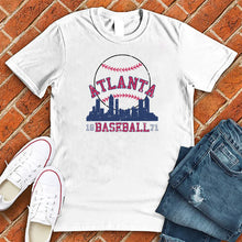 Load image into Gallery viewer, Atlanta Skyline Baseball Tee
