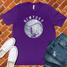 Load image into Gallery viewer, NYC Lady Liberty Baseball Tee