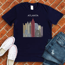 Load image into Gallery viewer, Atlanta Colorful Skyline Tee