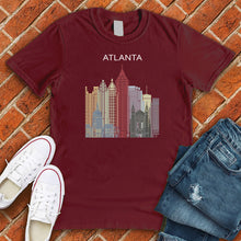 Load image into Gallery viewer, Atlanta Colorful Skyline Tee