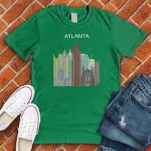 Load image into Gallery viewer, Atlanta Colorful Skyline Tee