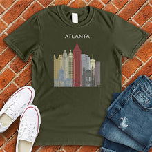 Load image into Gallery viewer, Atlanta Colorful Skyline Tee