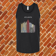 Load image into Gallery viewer, Atlanta Colorful Skyline Unisex Tank Top