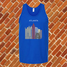 Load image into Gallery viewer, Atlanta Colorful Skyline Unisex Tank Top