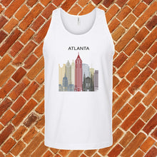 Load image into Gallery viewer, Atlanta Colorful Skyline Unisex Tank Top