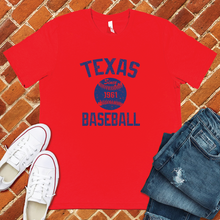 Load image into Gallery viewer, Texas Baseball Tee