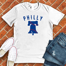 Load image into Gallery viewer, Blue Liberty Bell Baseball Tee