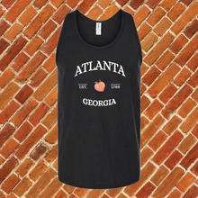 Load image into Gallery viewer, Atlanta Georgia Peach Unisex Tank Top